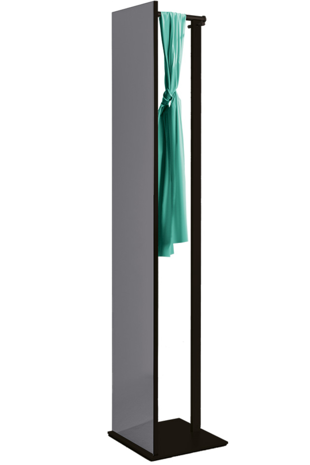 Rosconi Top Standspiegel mit Garderobenstange schwarz