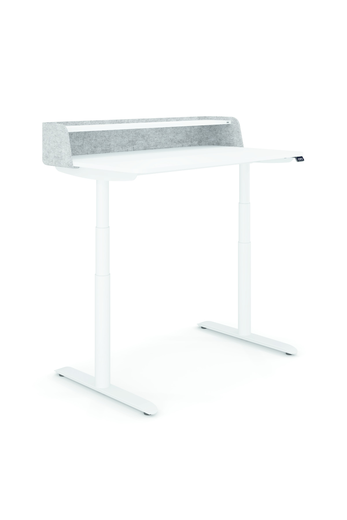Sedus se:desk home Höhenverstellbarer Schreibtisch in Platte Purweiß