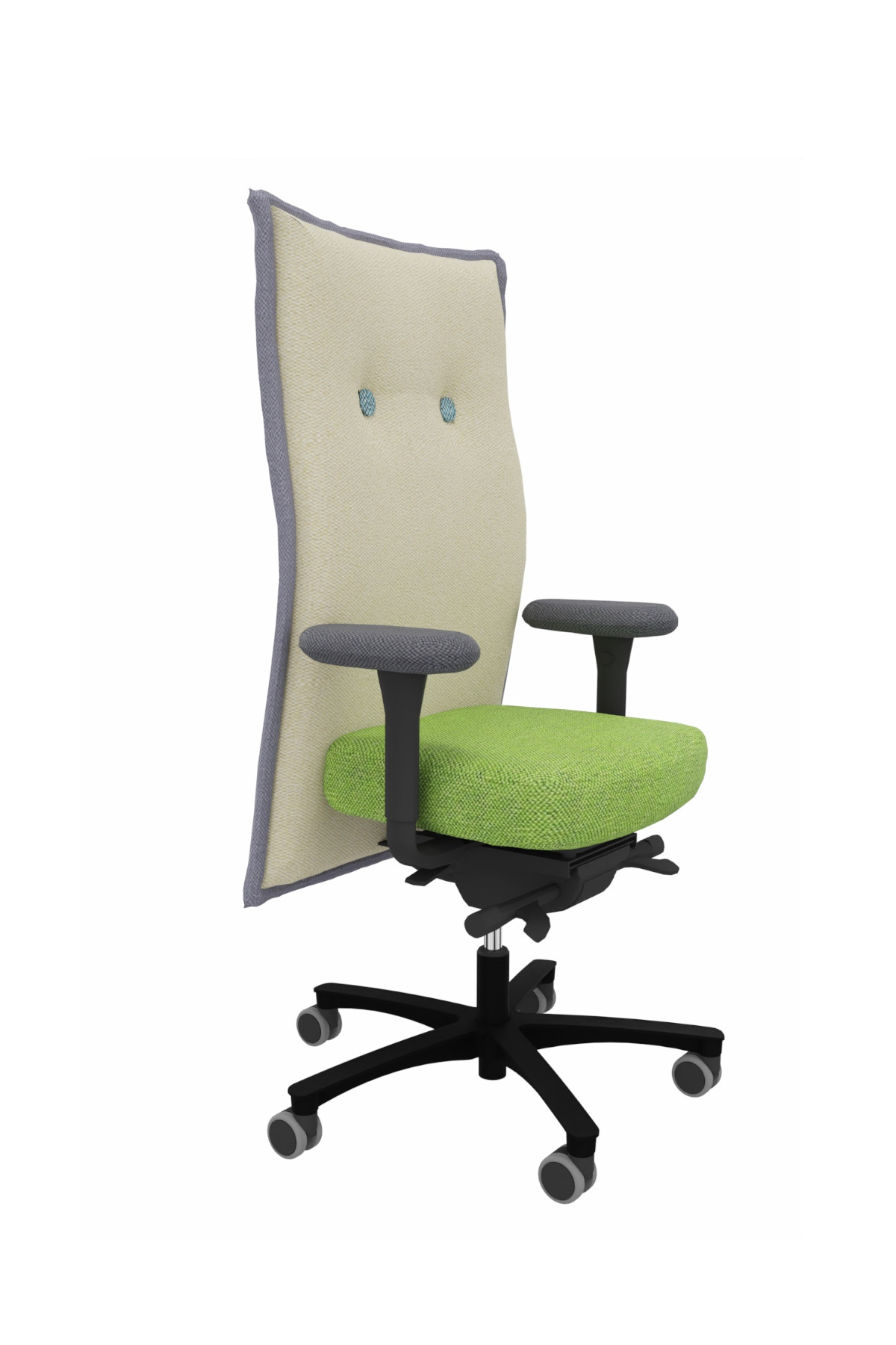 Löffler Brasilian Chair Bürodrehstuhl Bezug wählbar, hohe Rückenlehne
