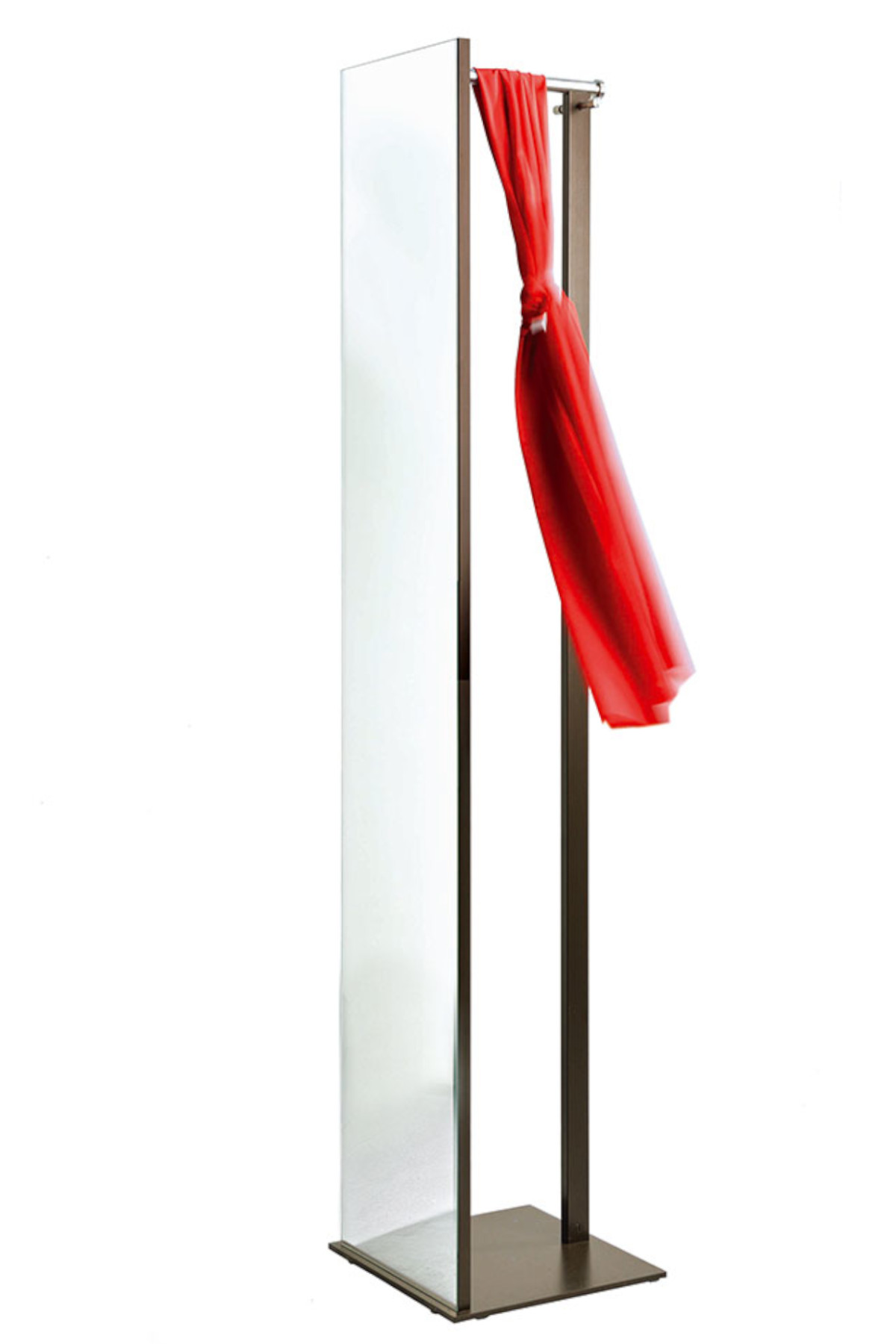 Rosconi Top Standspiegel mit Garderobenstange dunkelbronze