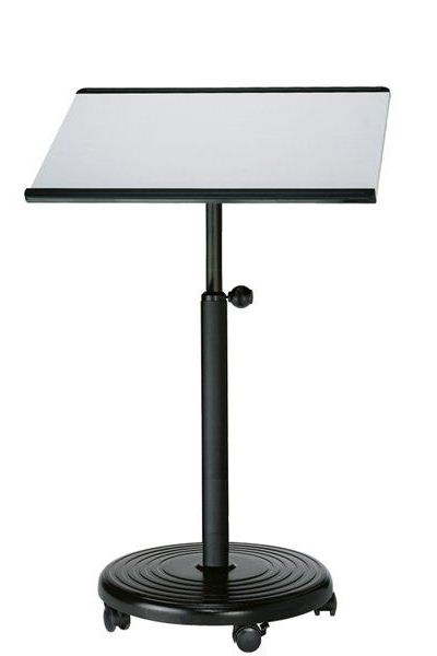 OfficePlus Steh-Sitz-Rolls, Rechteckige Pultplatte - Gestell und Pultplatte wählbar