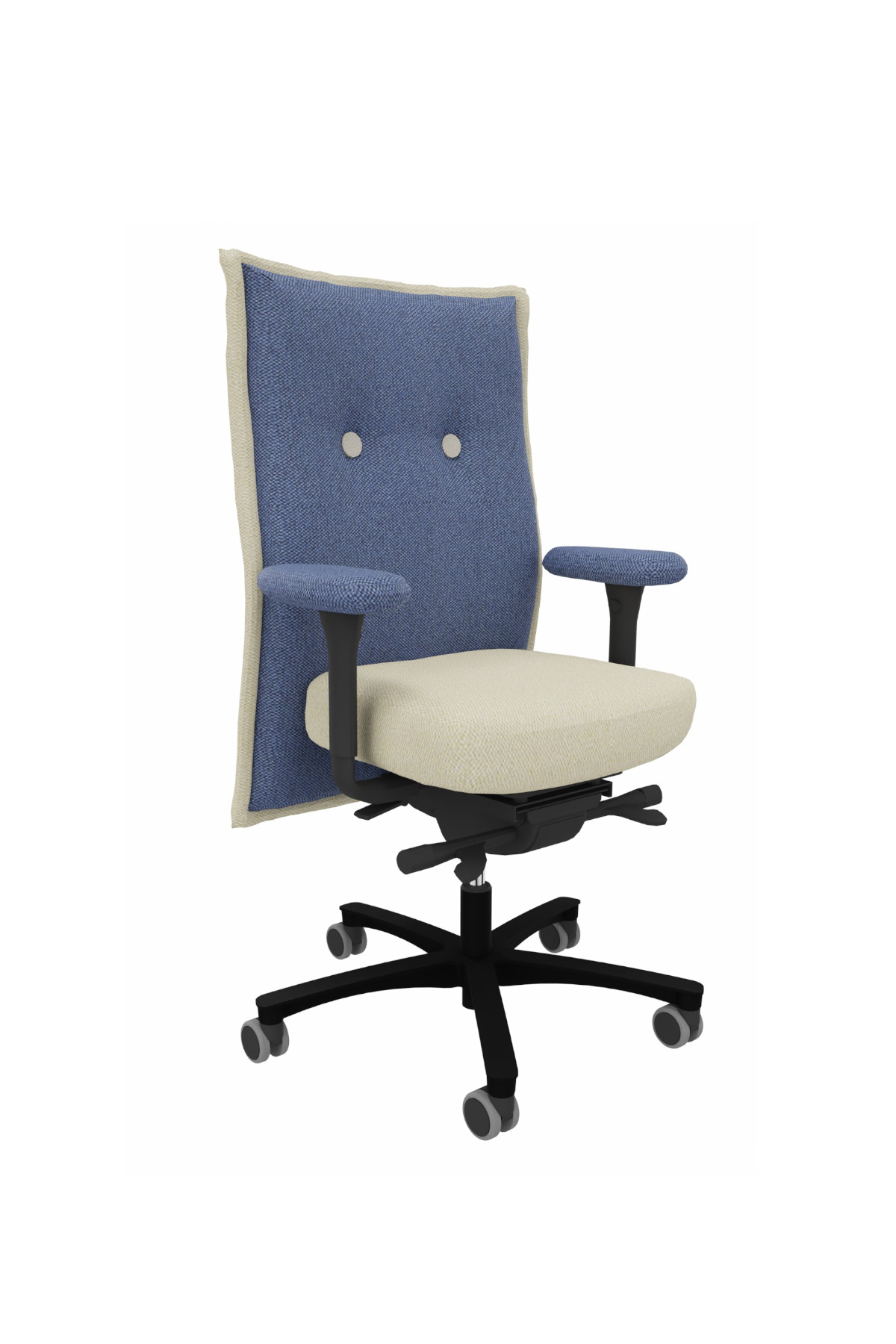 Löffler Brasilian Chair Bürodrehstuhl Bezug wählbar, mittlere Rückenlehne