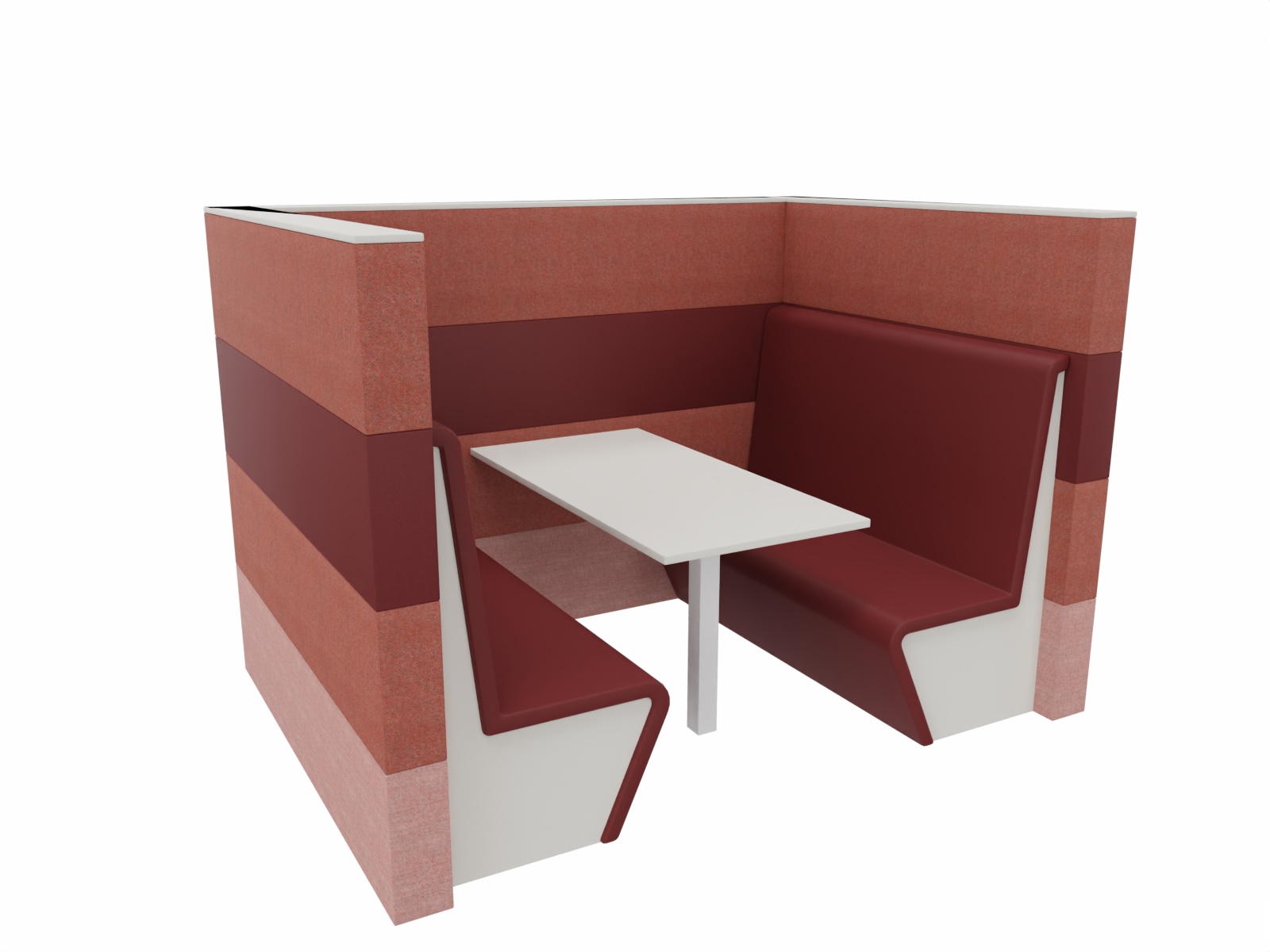 NowyStyl Sand Diner Sitzbank mit Tisch, Farbe und Bezug wählbar