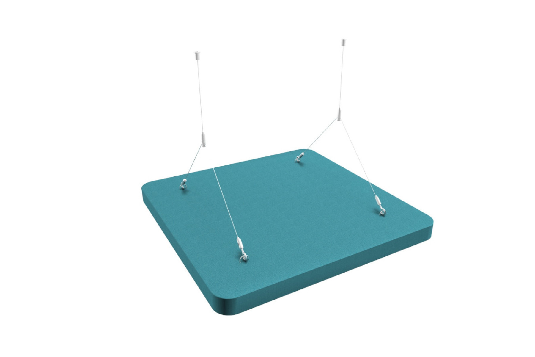 NowyStyl Sileo hängendes Akustikpaneel quadratisch, Farbe und Größe wählbar 