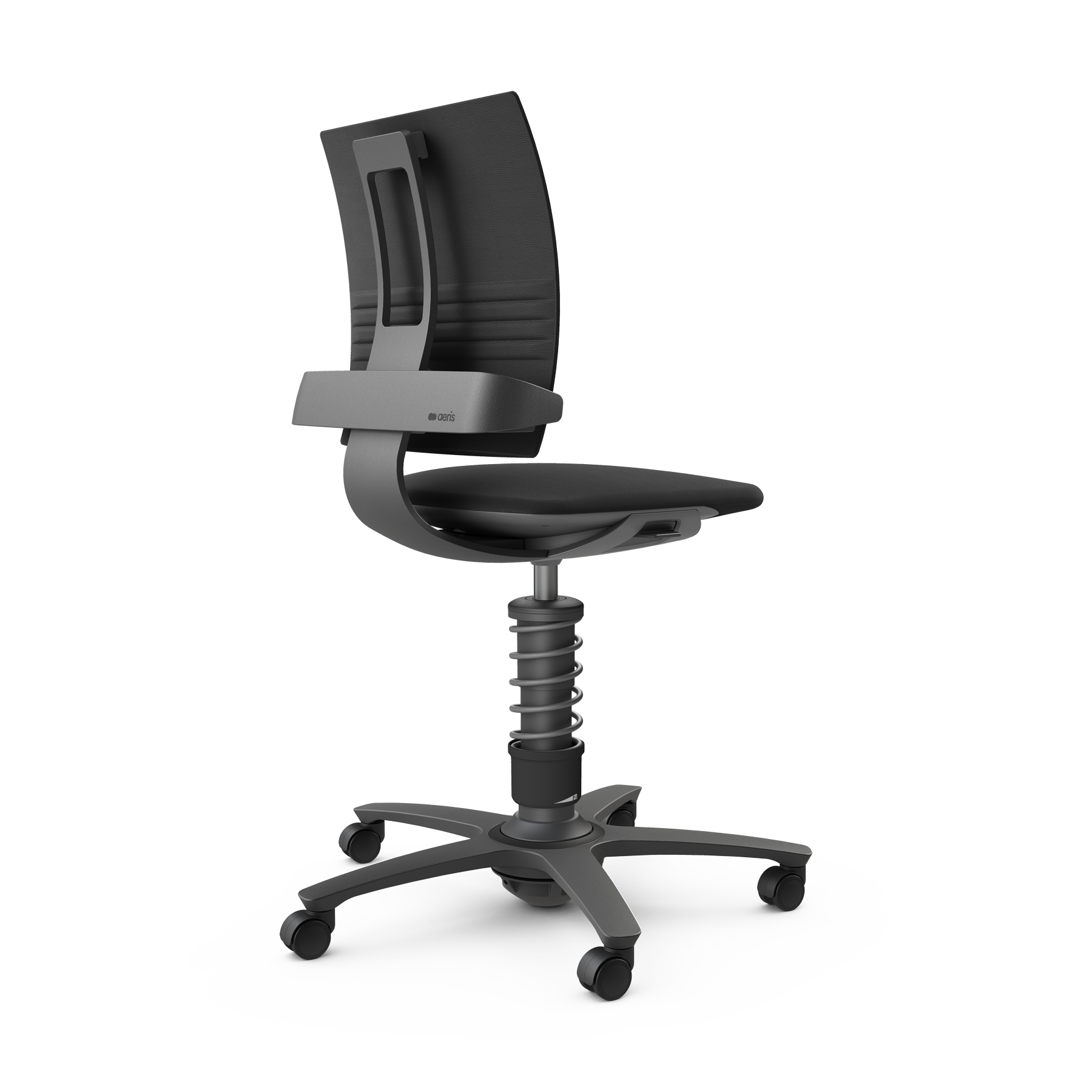 große Sitzfläche PU schwarz Bürostuhl Arbeitsstuhl Ausführung wählbar 