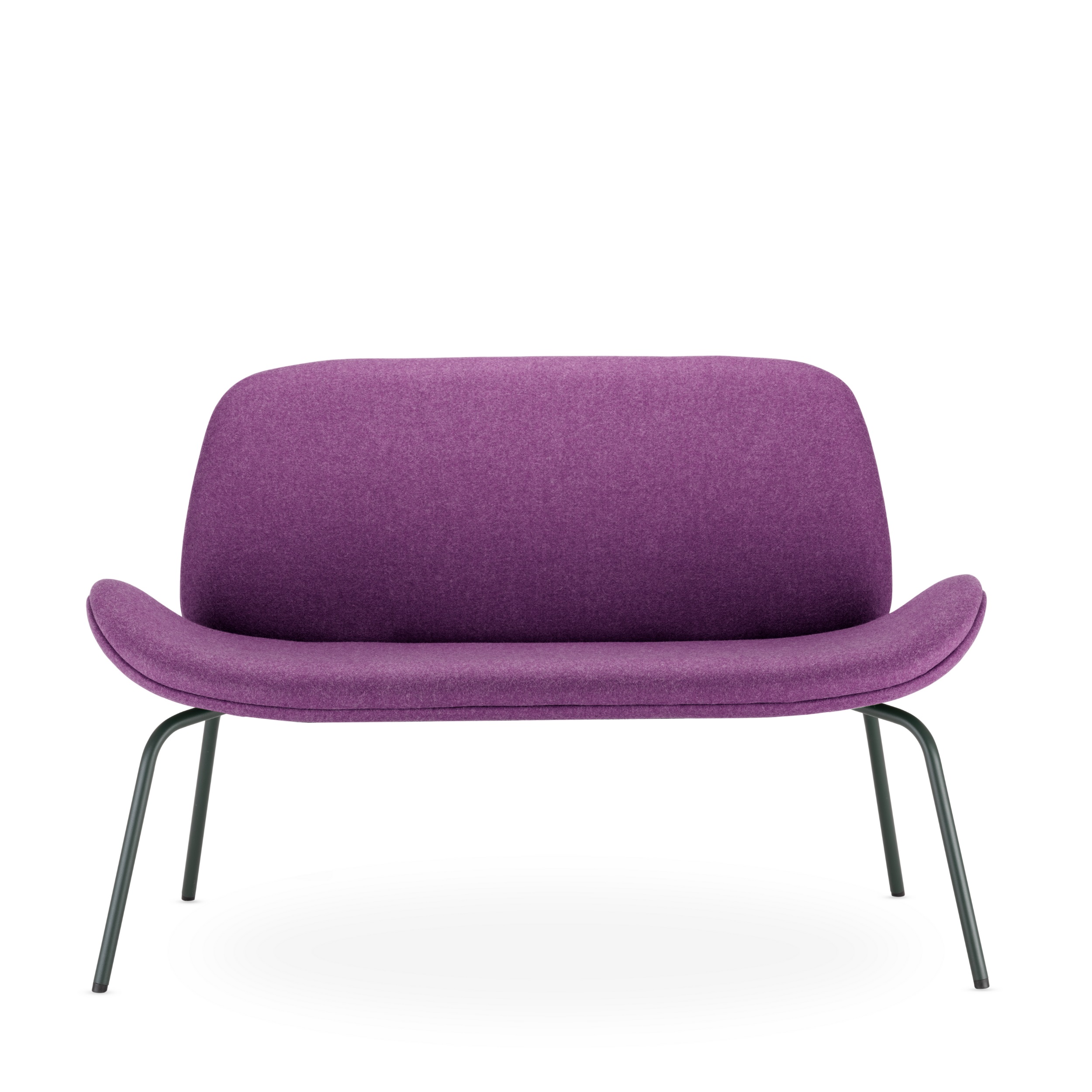 Nowy Styl Tilkka 2-Sitzer Couch,  Vierfuß Metallgestell